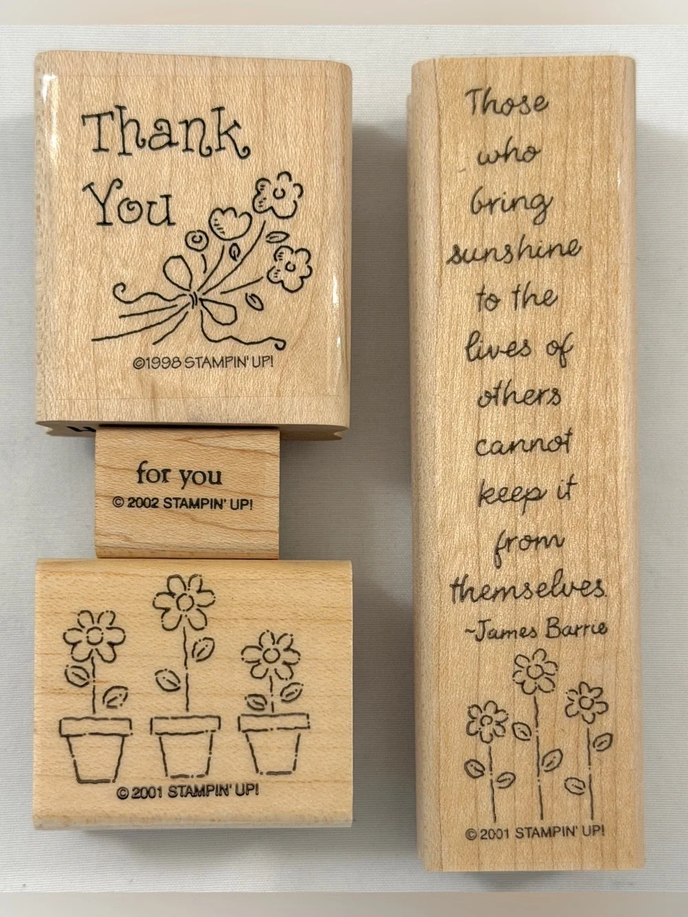 Like New Stampin’ Up Stamp Set~Sunshine/Friendship + Free Stamp Pad